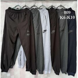 Фотография Штаны спортивные мужские S3696 l.grey р.46-54 "Shon" недорого оптом от прямого поставщика