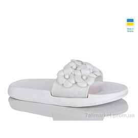 Фотография Шлепки женские облегченные Лето Сакура білий (6 пар р.36-41) "Lot Shoes" недорого оптом от прямого поставщика
