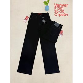 Фотография Джинсы женские F1001 black р.25-30 "Vanver" недорого оптом от прямого поставщика