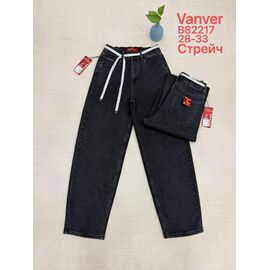 Фотография Джинсы женские B82217 d.grey р.28-33 "Vanver" недорого оптом от прямого поставщика