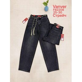 Фотография Джинсы женские F82208 d.grey р.25-30 "Vanver" недорого оптом от прямого поставщика