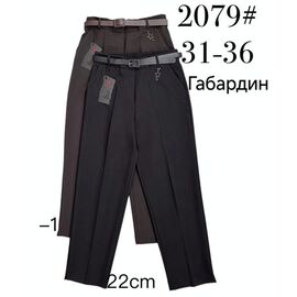 Брюки жіночі 2079-1 brown р.31-36 "Immei" недорого оптом від прямого постачальника
