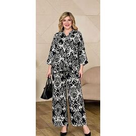 Костюм жіночий 20858 black р.3XL-6XL "Estima" недорого оптом від прямого постачальника