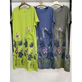 Сукня літня жіноча 10808 salat р.3XL-6XL "Estima" недорого оптом від прямого постачальника
