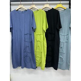 Сукня літня жіноча 10799 salat р.3XL-6XL "Estima" недорого оптом від прямого постачальника
