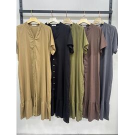 Сукня літня жіноча 23018 beige р.3XL-6XL "Estima" недорого оптом від прямого постачальника