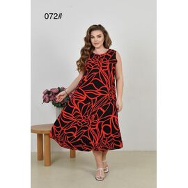 Фотография Сарафан женский 072 red р.54-56 "Estima" недорого оптом от прямого поставщика
