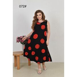 Фотография Сарафан женский 072 black-red р.54-56 "Estima" недорого оптом от прямого поставщика