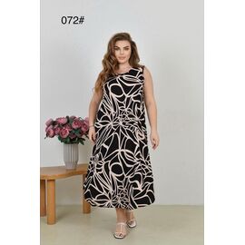 Фотография Сарафан женский 072 black-apricot р.54-56 "Estima" недорого оптом от прямого поставщика