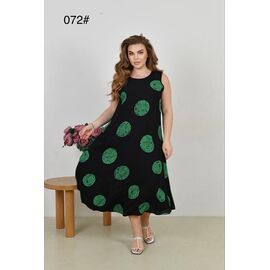Фотография Сарафан женский 072 black-green р.54-56 "Estima" недорого оптом от прямого поставщика