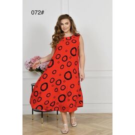 Фотография Сарафан женский 072 red-black р.54-56 "Estima" недорого оптом от прямого поставщика