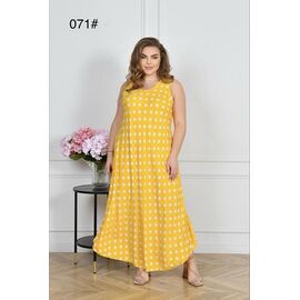 Фотография Сарафан женский 071 yellow-white р.54-56 "Estima" недорого оптом от прямого поставщика