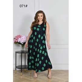 Фотография Сарафан женский 071 black-green р.54-56 "Estima" недорого оптом от прямого поставщика