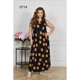 Фотография Сарафан женский 071 black-d.yellow р.54-56 "Estima" недорого оптом от прямого поставщика