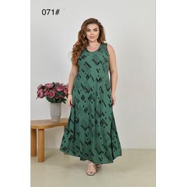 Фотография Сарафан женский 071 green-black р.54-56 "Estima" недорого оптом от прямого поставщика