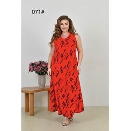 Фотография Сарафан женский 071 red-red р.54-56 "Estima" недорого оптом от прямого поставщика