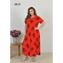 Сукня літня жіноча 081 red р.54-56 "Estima" недорого оптом від прямого постачальника