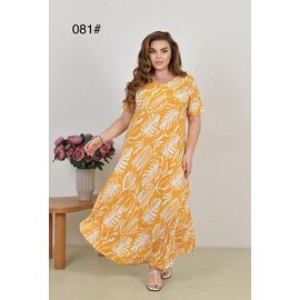 Сукня літня жіноча 081 yellow р.54-56 "Estima" недорого оптом від прямого постачальника