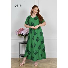 Сукня літня жіноча 081 green-black р.54-56 "Estima" недорого оптом від прямого постачальника