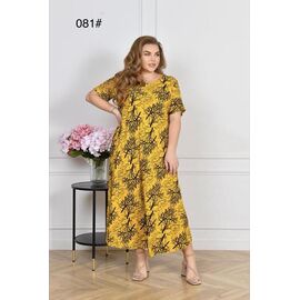 Сукня літня жіноча 081 d.yellow-black р.54-56 "Estima" недорого оптом від прямого постачальника