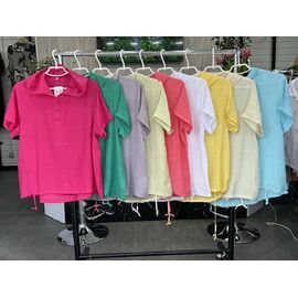Жіноча блузка 2216 l.yellow р.XL-4XL "Estima" недорого оптом від прямого постачальника