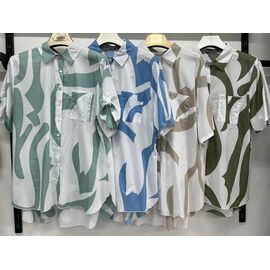 Сорочка жіноча літня 8713 nude р.3XL-7XL "Estima" недорого оптом від прямого постачальника
