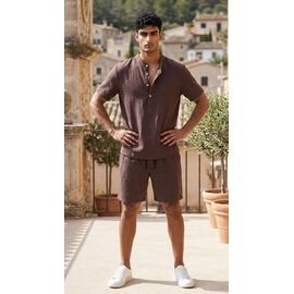 Фотография Костюм мужской 733 brown р.M-3XL "Shon" недорого оптом от прямого поставщика