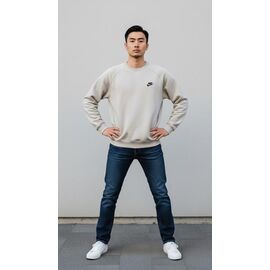 Фотография Свитер мужской S3685 l.beige р.M-3XL "Shon" недорого оптом от прямого поставщика