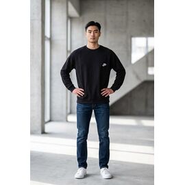 Фотография Свитер мужской S3689 black р.M-3XL "Shon" недорого оптом от прямого поставщика