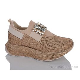 Кросівки жіночі модні Літо 270 беж з. (8 пар р.36-40) "Sali" недорого оптом від прямого постачальника