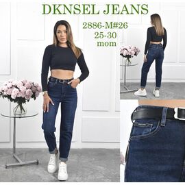 Фотография Джинсы женские 2886 navy р.25-30 "DKNSEL" недорого оптом от прямого поставщика