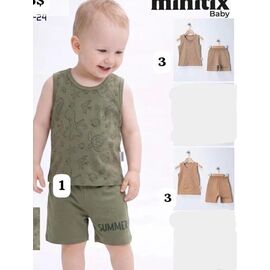 Фотография Костюм детский на мальчика PR1119 khaki р.0.6-2 "Proschenko" недорого оптом от прямого поставщика