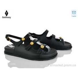 Фотография Босоножки женские летние Лето ST-JZ03 black (8 пар р.36-41) "Gollmony" недорого оптом от прямого поставщика