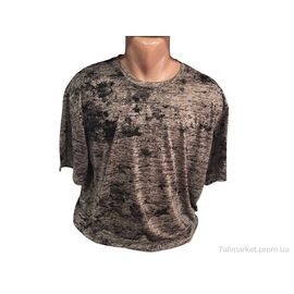 Фотография Футболка мужская Лето 2098Б коричневий (4 шт. р.сетка 3XL-6XL) "TurkishBrend" недорого оптом от прямого поставщика