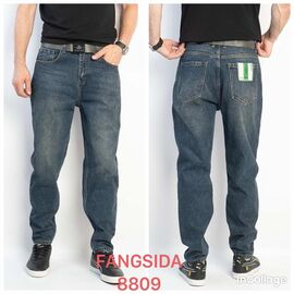 Фотография Джинсы мужские 8809 blue р.32-36 "Fangsida" недорого оптом от прямого поставщика