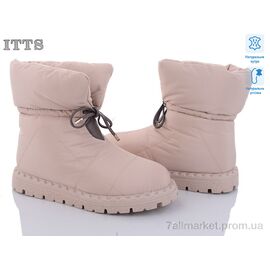Дутики жіночі утеплені Зима R19 khaki (6 пар р.36-41) "ITTS" недорого оптом від прямого постачальника