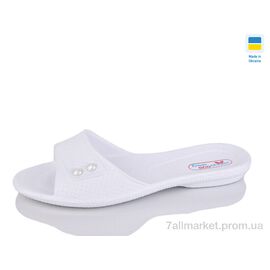 Фотография Шлепки женские облегченные Лето 107 білий (10 пар р.36-40) "Lot Shoes" недорого оптом от прямого поставщика