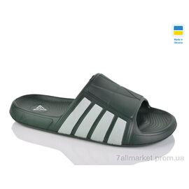 Шльопанці чоловічі пляжні Літо N145 хакі (8 пар р.41-45) "Lot Shoes" недорого оптом від прямого постачальника