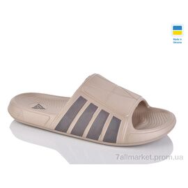 Шльопанці чоловічі пляжні Літо N145 т.беж (8 пар р.41-45) "Lot Shoes" недорого оптом від прямого постачальника