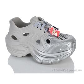 Фотография Кроссовки женские модные Лето 8-505 grey-silver (12 пар р.36-41) "Violeta" недорого оптом от прямого поставщика