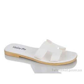 Фотография Шлепки женские облегченные Лето 8-503 white (8 пар р.36-41) "Violeta" недорого оптом от прямого поставщика