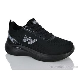 Фотография Кроссовки женские модные Весна/осень 45-402 black (8 пар р.36-41) "Violeta" недорого оптом от прямого поставщика
