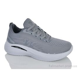 Кросівки чоловічі модні Весна/осінь 45-401 grey (8 пар р.41-45) "Violeta" недорого оптом від прямого постачальника