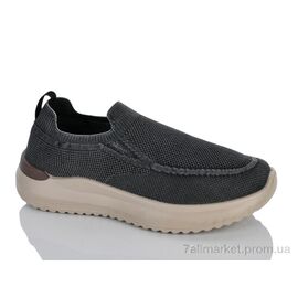 Кросівки чоловічі модні Весна/осінь 2028-21 black (8 пар р.41-45) "Violeta" недорого оптом від прямого постачальника