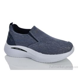 Кросівки чоловічі модні Весна/осінь 45-407 blue (8 пар р.41-45) "Violeta" недорого оптом від прямого постачальника