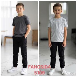 Джинси дитячі на хлопчика 5109 black р.23-30 "Fangsida" недорого оптом від прямого постачальника