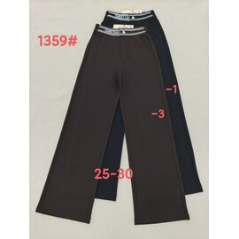 Штани спортивні жіночі 1359-1 black р.25-30 "Immei" недорого оптом від прямого постачальника
