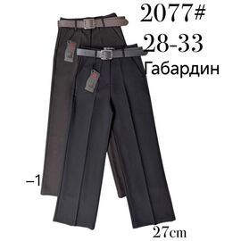 Фотография Брюки женские 2077-1 brown р.28-33 "Immei" недорого оптом от прямого поставщика