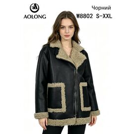 Куртка жіноча зимова W8802 black р.S-2XL "Immei" недорого оптом від прямого постачальника
