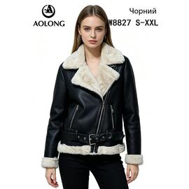 Куртка жіноча зимова W8827 black р.S-2XL "Immei" недорого оптом від прямого постачальника